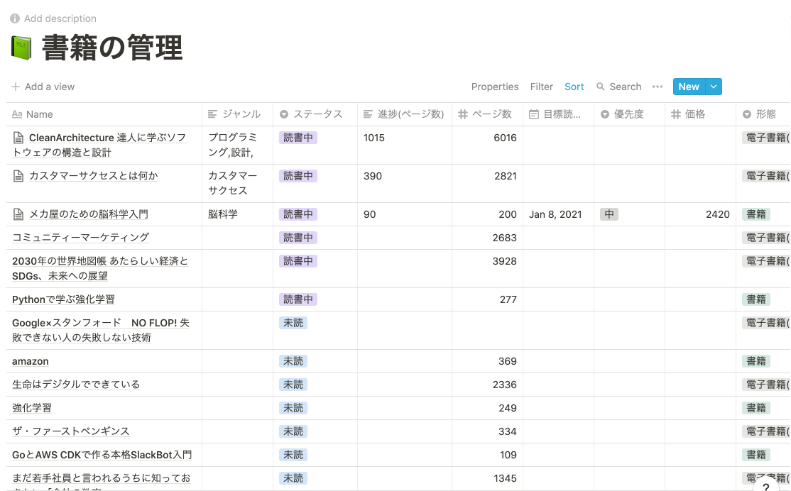 書籍の管理